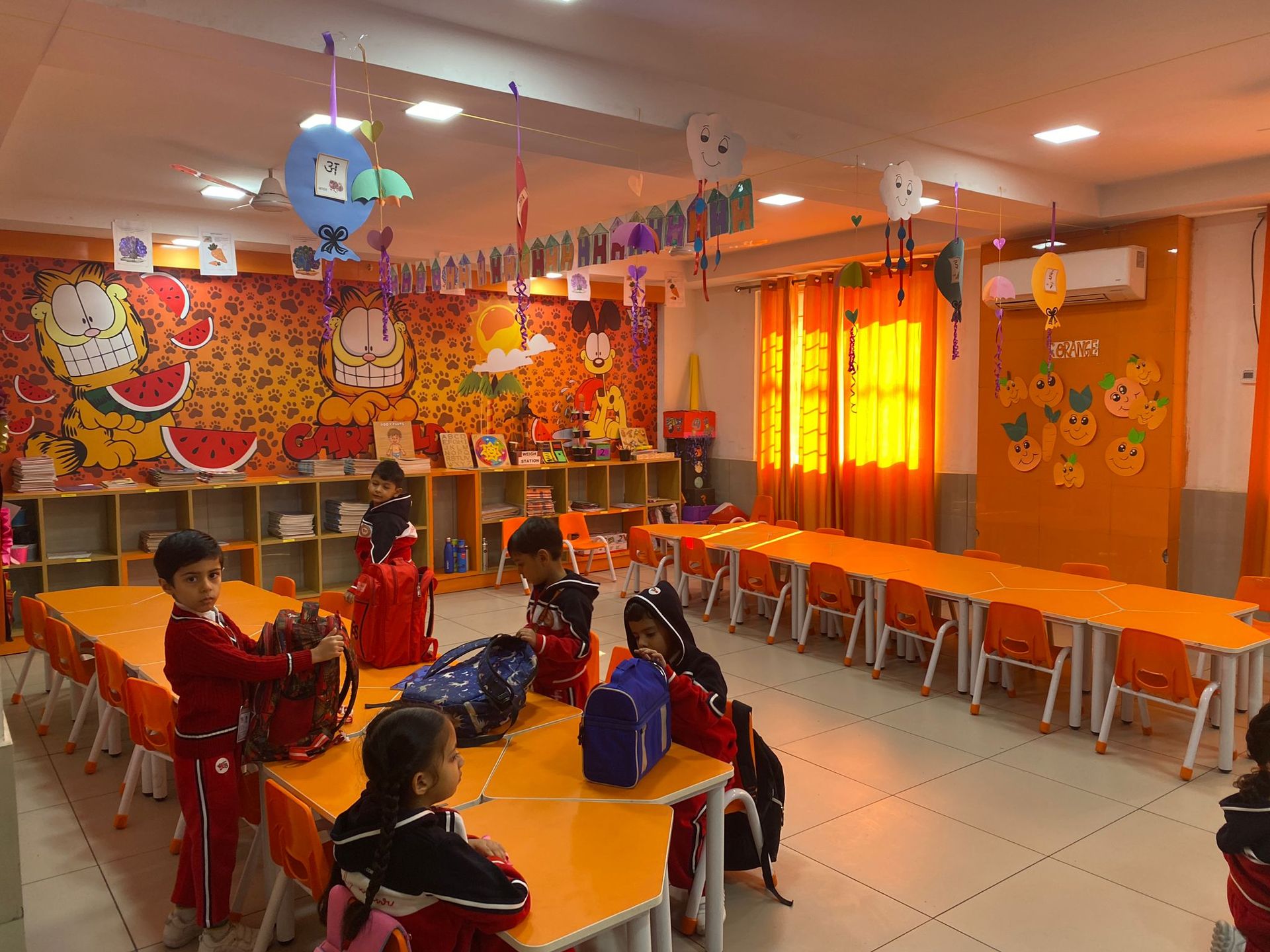 Colourful classrooms outline the school’s vision to make learning spaces more engaging for students, right from an early age