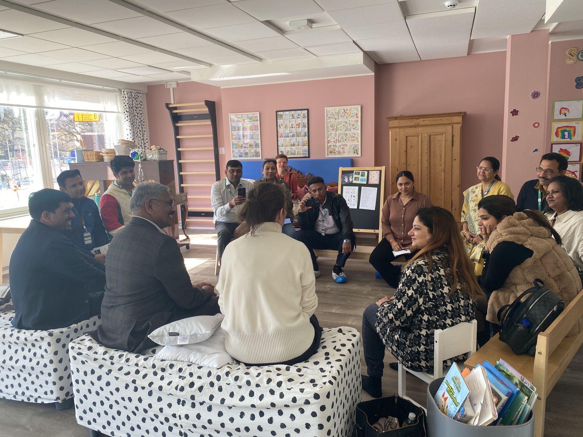 Indian School leaders at Finnish Kindergarten