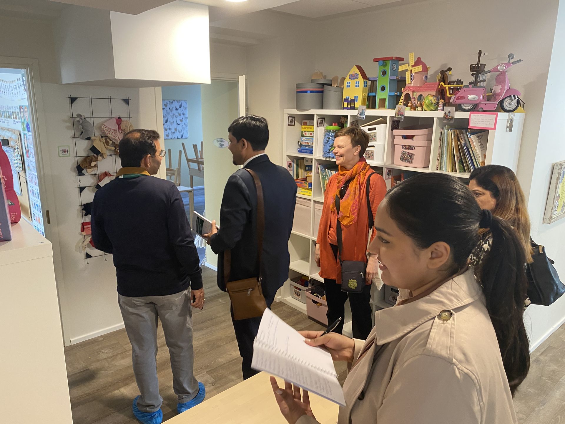 Indian School leaders observing Finnish school